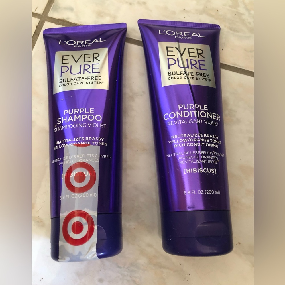 L’Oreal Paris Ever Pure Purple Shampoo and Conditioner NWOT